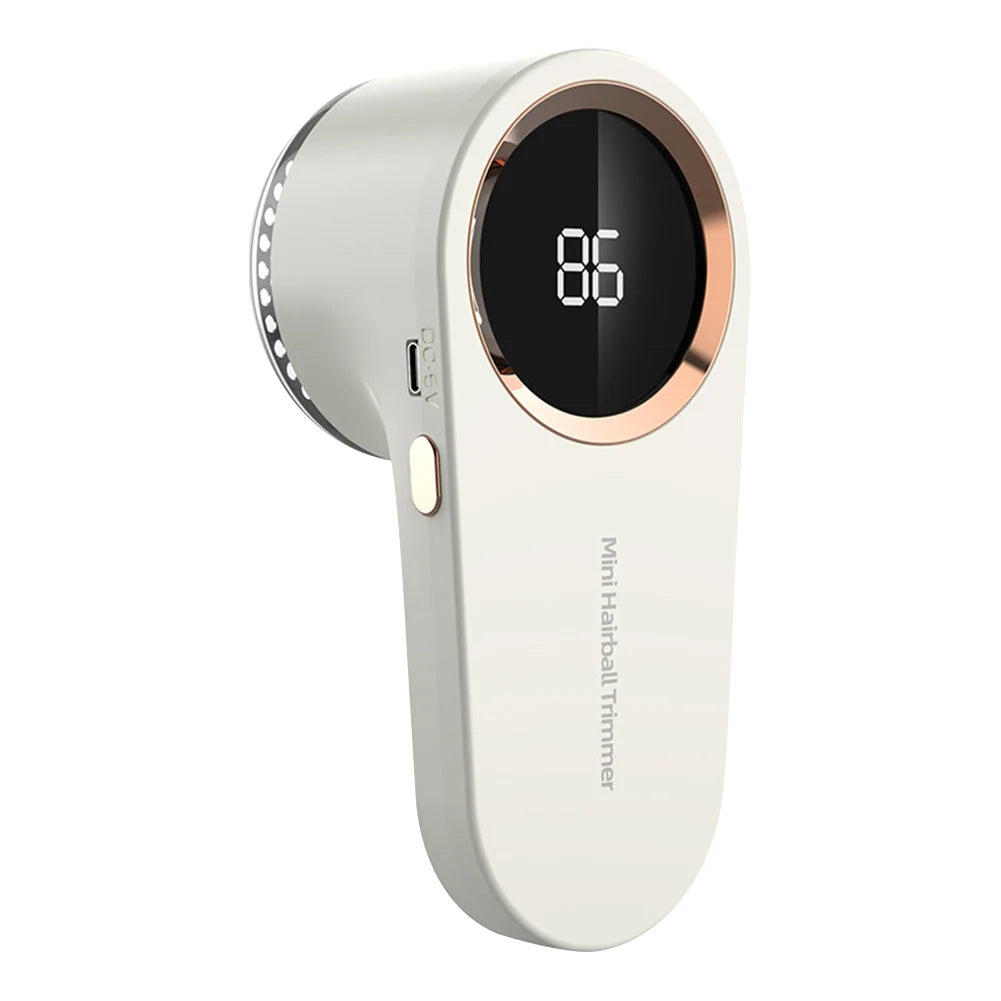 Electric Lint Remover Fabric Shaver Digital Display Electric Pellet Fluff Remover USB Rechargeable Ergonomic for Clothes Sweater