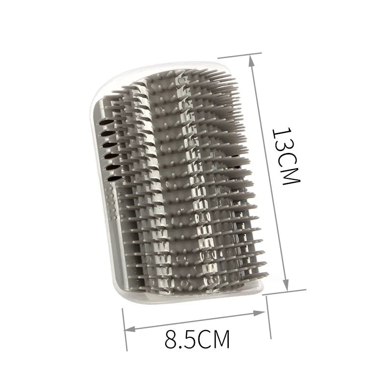 Massage Pet Cat Brush Corner Scrape Hair Removal Beauty Clean Corner Brush Removable Scratcher Comb for Kitten Cat